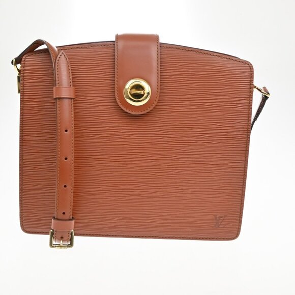 LOUIS VUITTON LV Capucines Shoulder Bag Epi Leather Brown France M52343 80KA705 - Picture 14 of 16